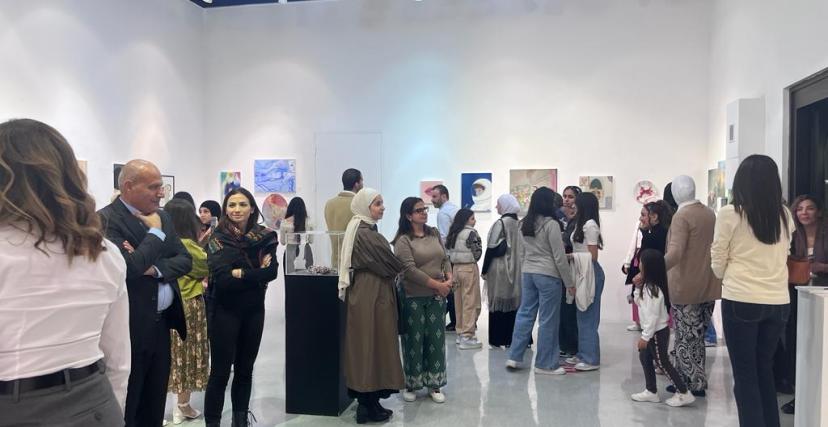 AIA student, Haneen Al Mufleh, exhibits work at Al Markhiye Gallery